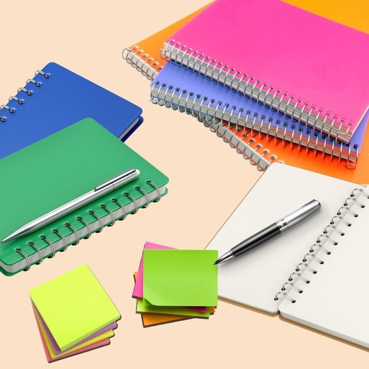 Journals, notebooks & book marks for students, bookshops & gift sets
